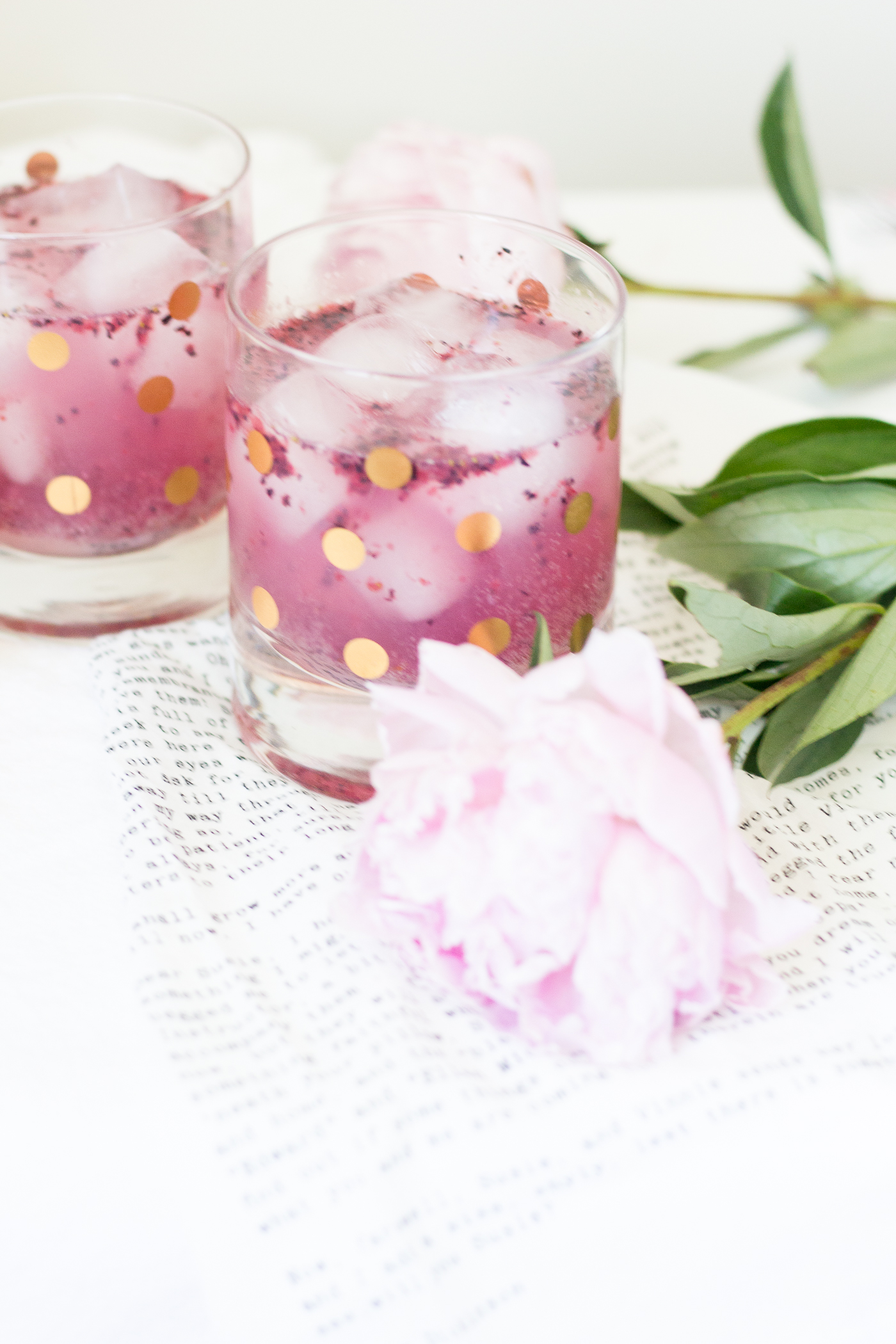 Sparkling Raspberry Blueberry Mocktail - Simply J & K