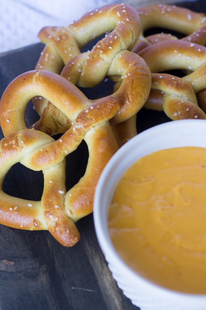 Soft Pretzels & Beer Cheese Dip - Simply J & K